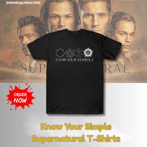 Know Your Simple DTNK3001 Supernatural T-Shirts